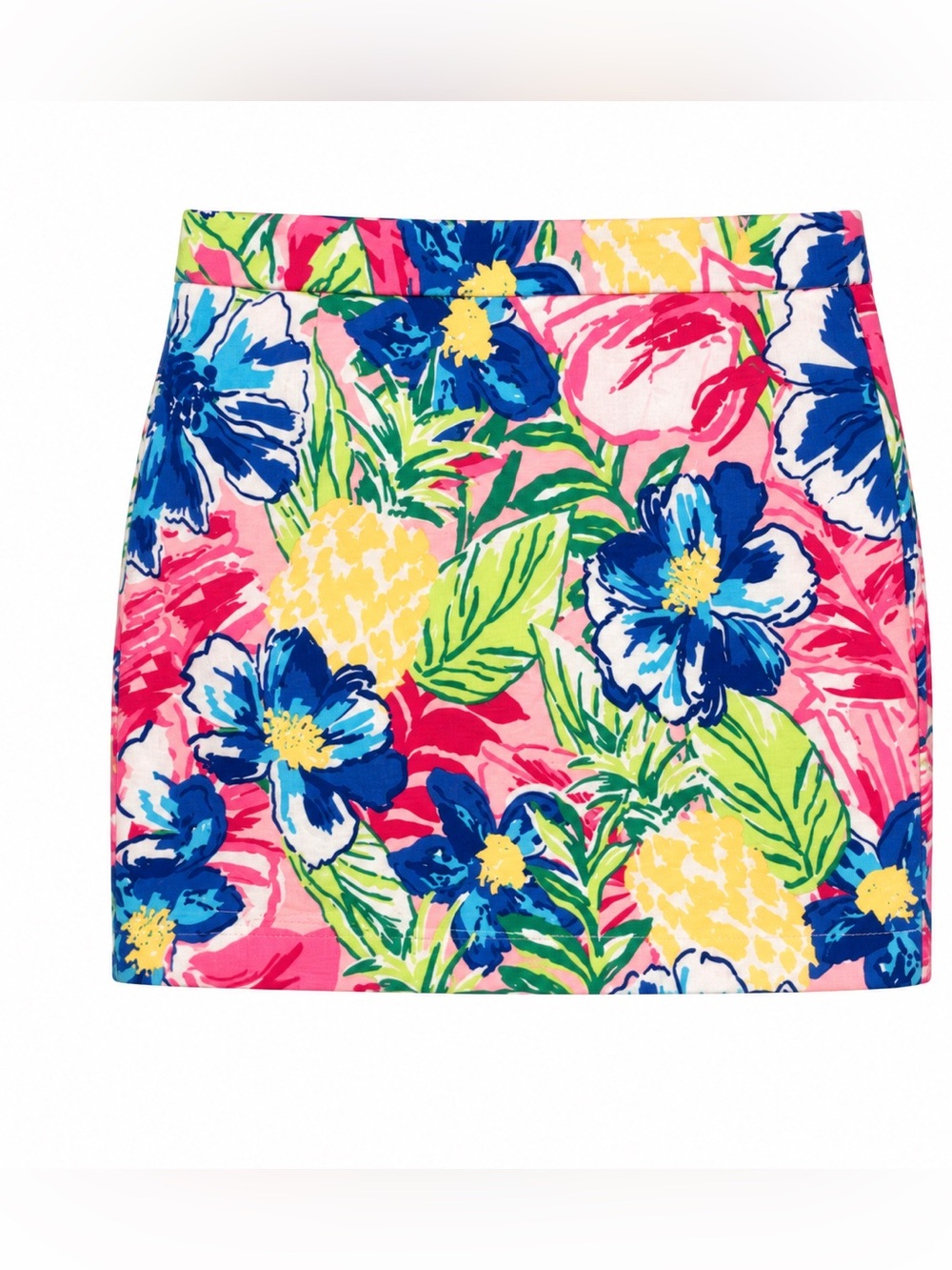 Raffaella Tropical Floral Golf Skort L Country Club Resort Preppy Tennis - Picture 6 of 9